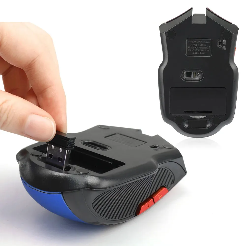 2.4GHz Wireless Optical Mouse with USB Receiver
