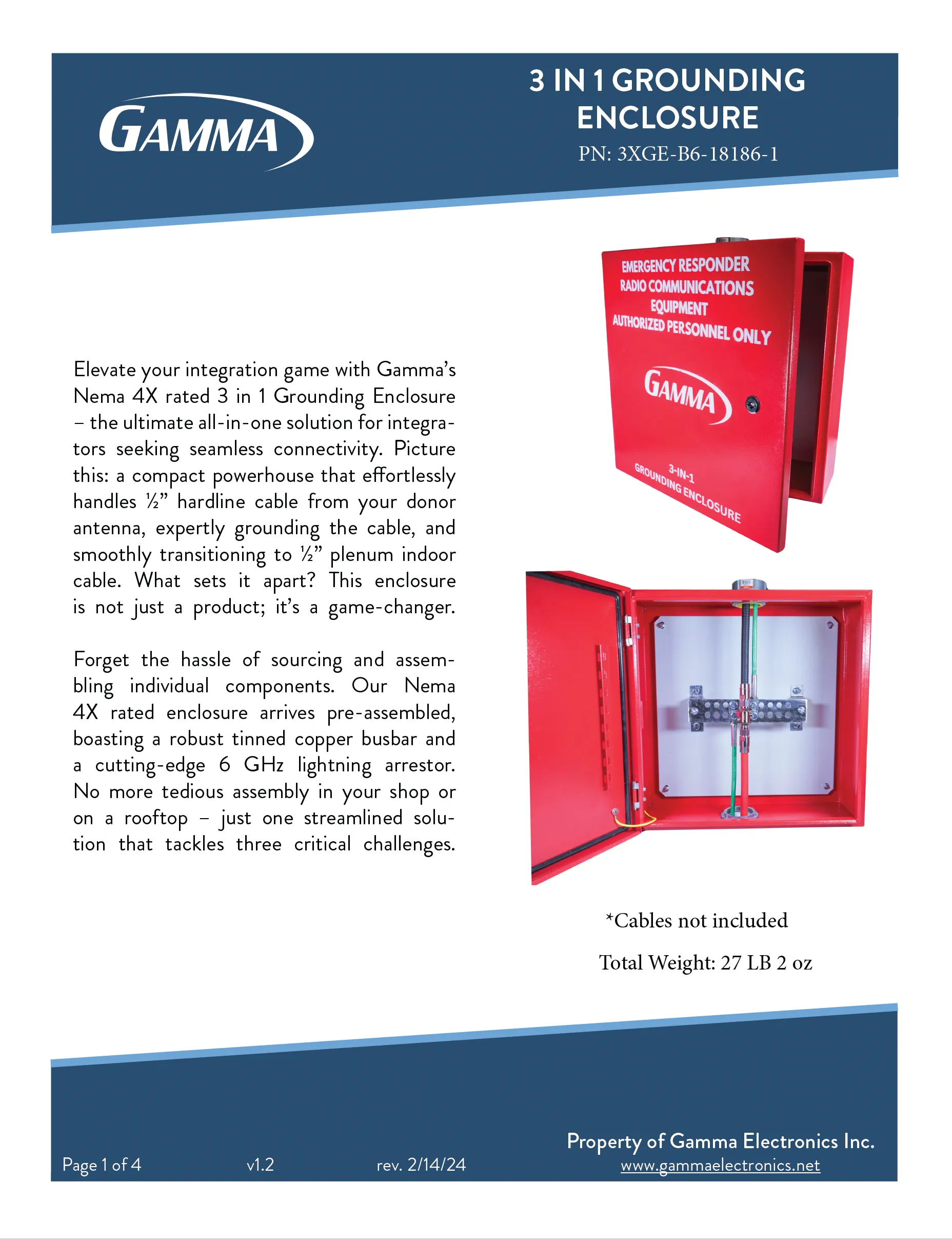 3 in 1 Grounding Enclosure