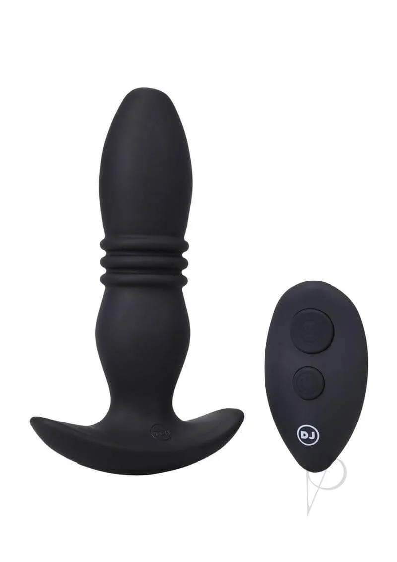 A-Play RISE Black | Premium Vibrating and Thrusting Anal Plug