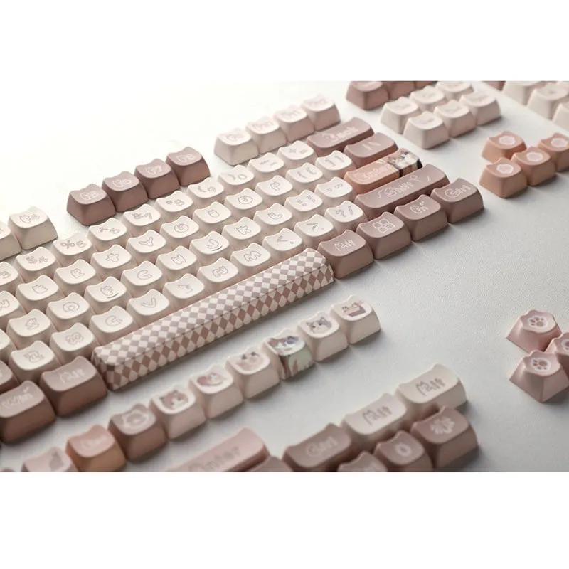 ACGAM Cute-Cat MAO Profile Keycap Set 141 Keys