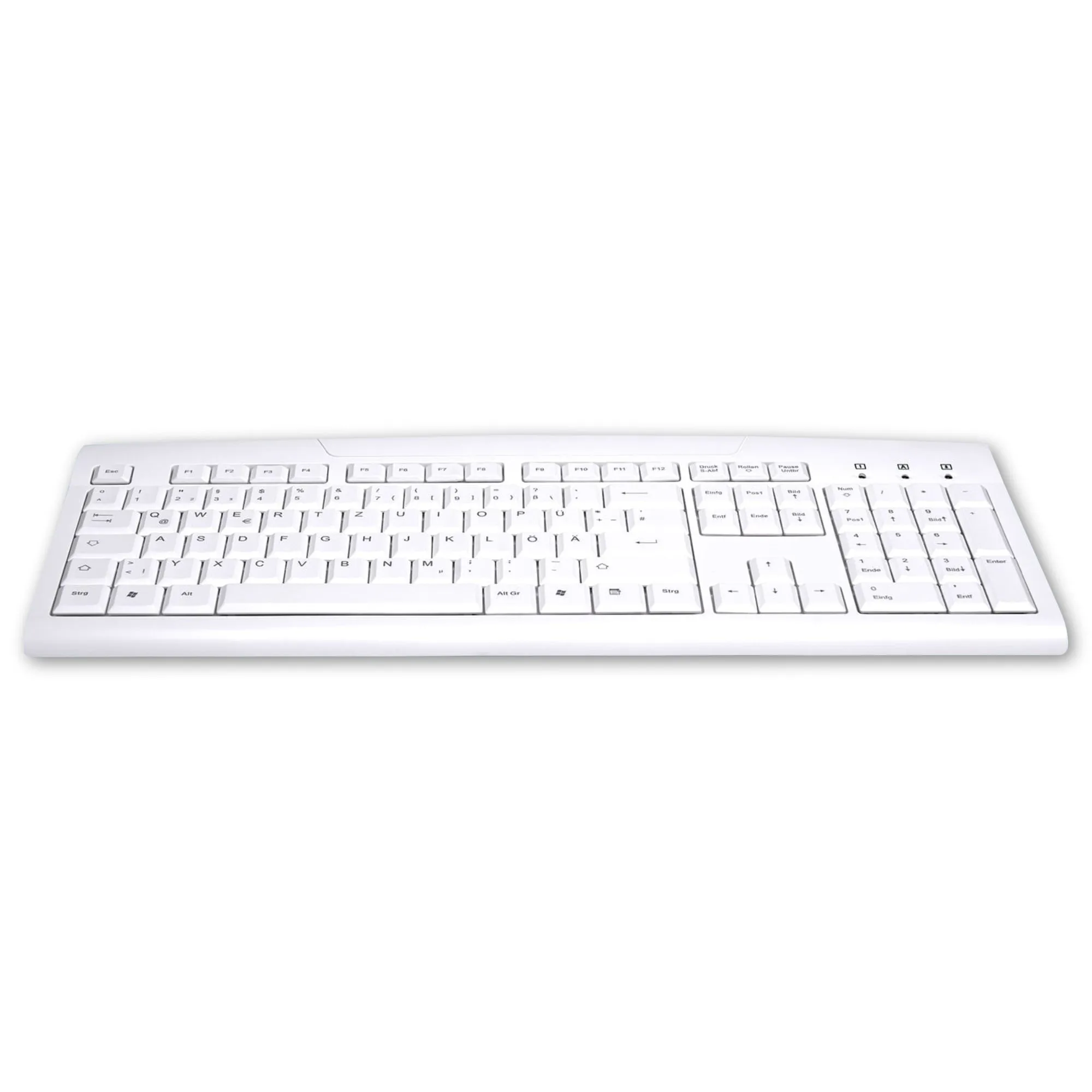 Active Key AK-8000 Washable Keyboard in White - Wired