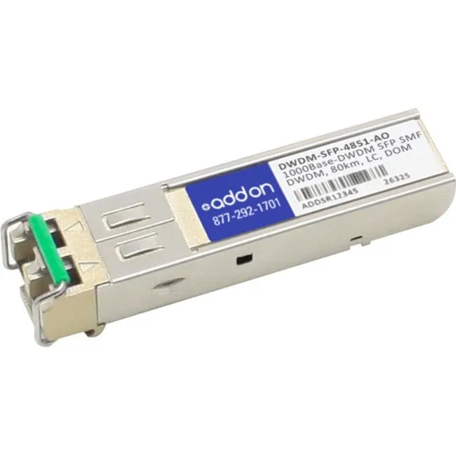 Addon Cisco Dwdm-Sfp-4851 Compatible Taa Compliant 1000Base-Dwdm100Ghz Sfp Trans