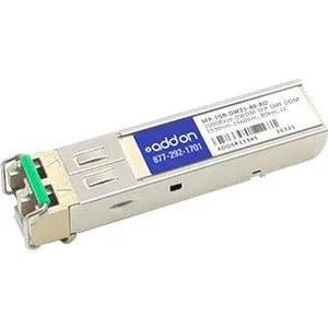 Addon Msa And Taa Compliant 1000Base-Dwdm 100Ghz Sfp Transceiver (Smf, 1560.61Nm, 80Km, Lc, Dom)