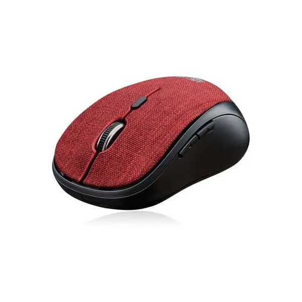 Adesso IMOUSE-S80R iMouse S80R Wireless Red Fabric Optical Mini Mouse