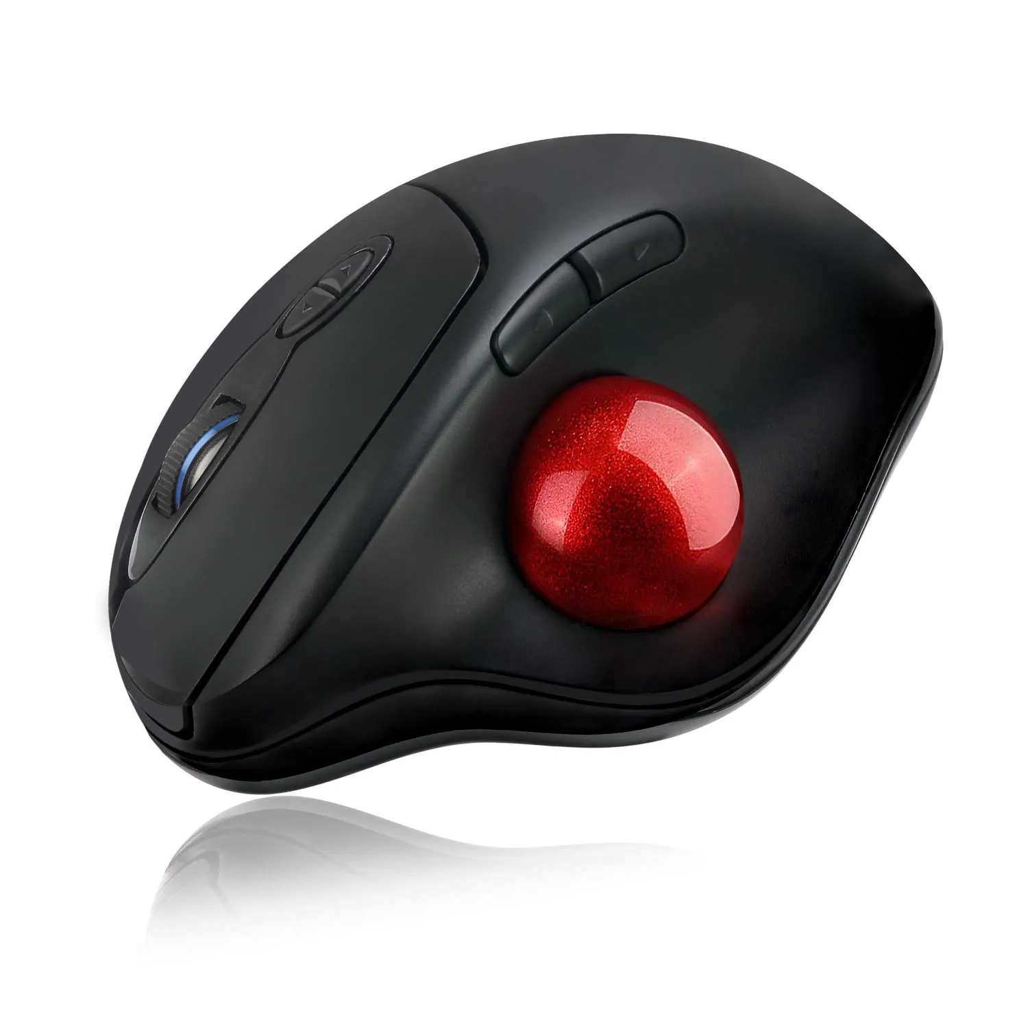Adesso iMouse T30 Wireless Ergonomic Thumb Trackball Mouse with Nano USB Receiver, Programmable 7 Button Design, and 5 Level DPI Switch