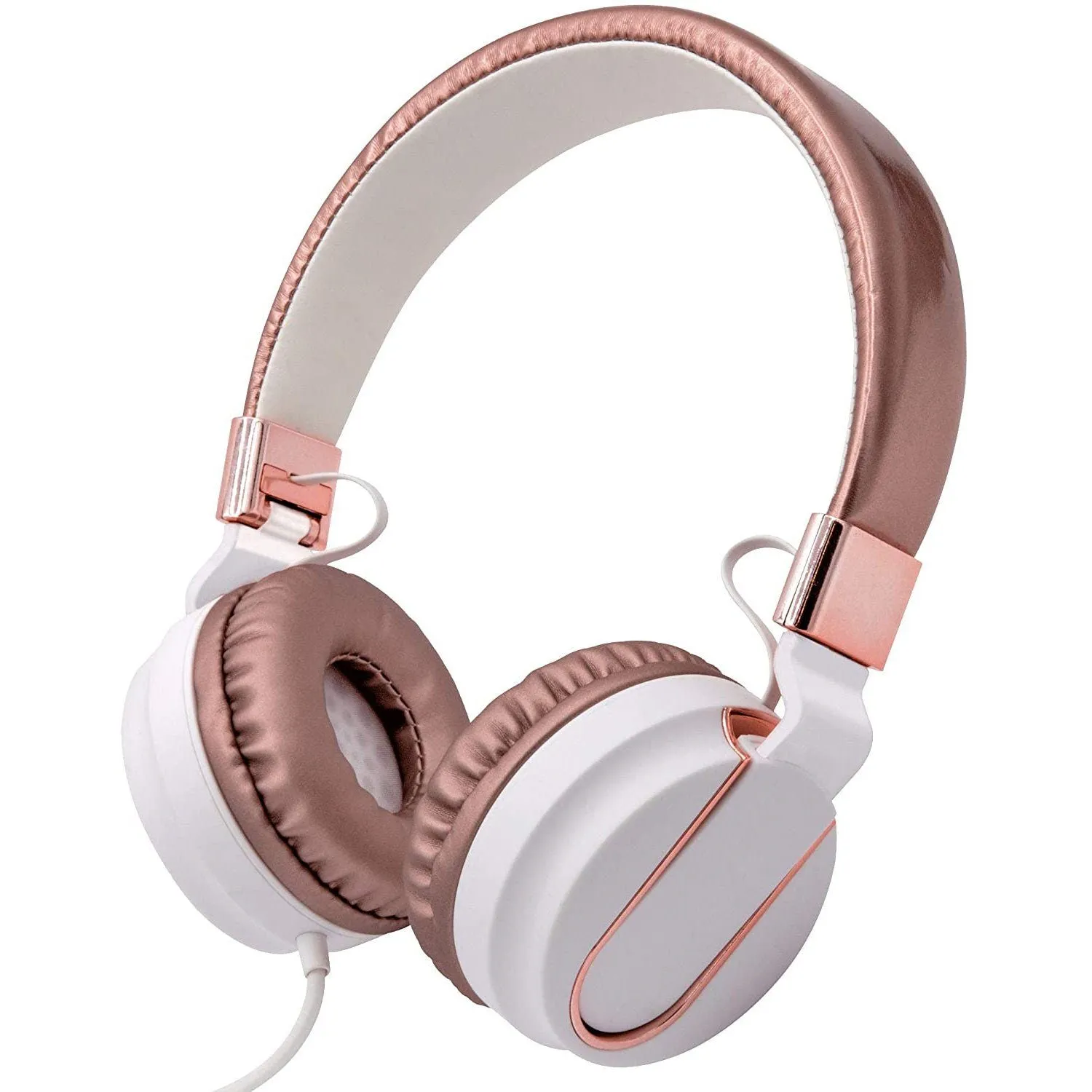 Adjustable Headband On-Ear Headphones with Built-in Mic