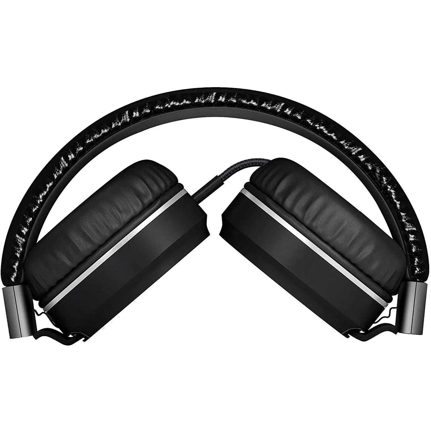 Adjustable Headband On-Ear Headphones with Built-in Mic