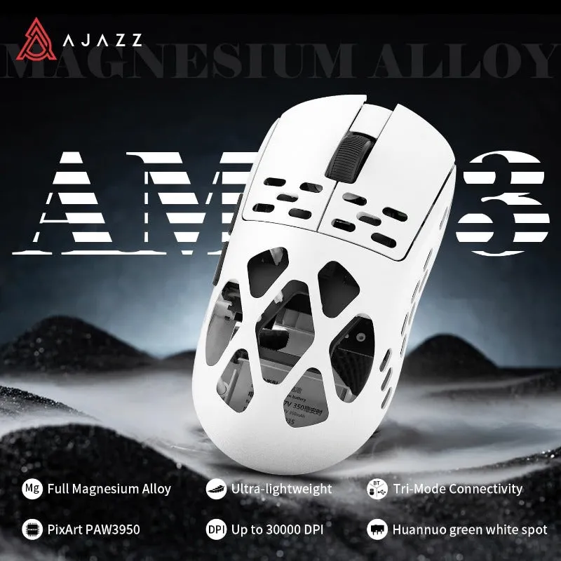 AJAZZ AM3 PRO Magnalium PAW3950 Wireless 8K Mouse