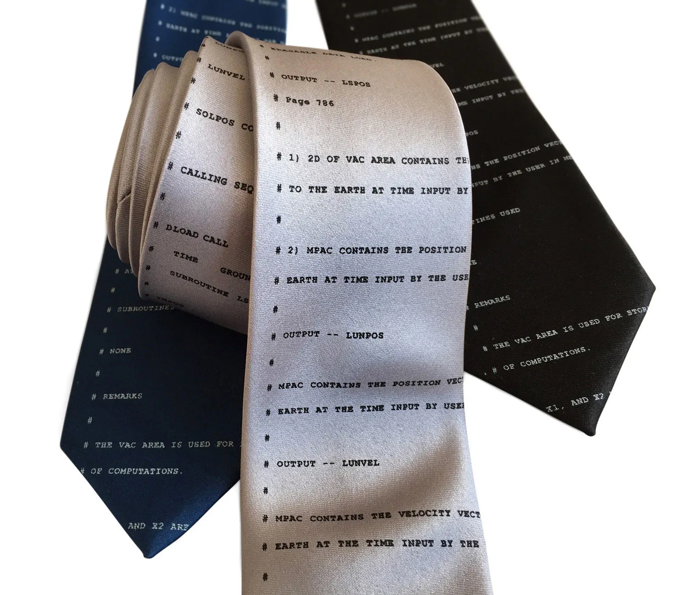 Apollo 11 Source Code Necktie