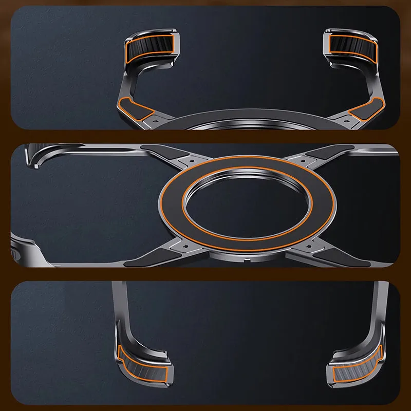Armor King Alien X Frame MagSafe Pivot Ring Stand Air Cushion Case Cover