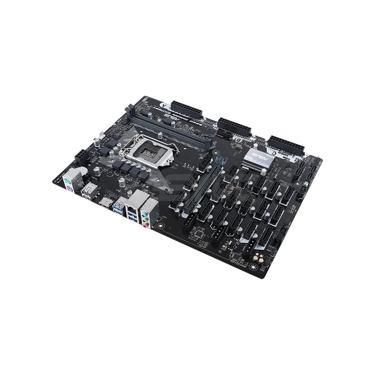 Asus  B250  Mining Expert Motherboard Socket 1151 Ddr4 with 19 PCIe slots, Triple-ATX12V power delivery, voltage-stabilization capacitors, and mining mode design Gaming Motherboard