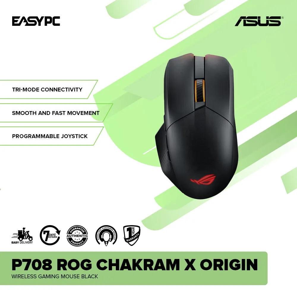 Asus P708 ROG Chakram X Origin Wireless Gaming Mouse Black
