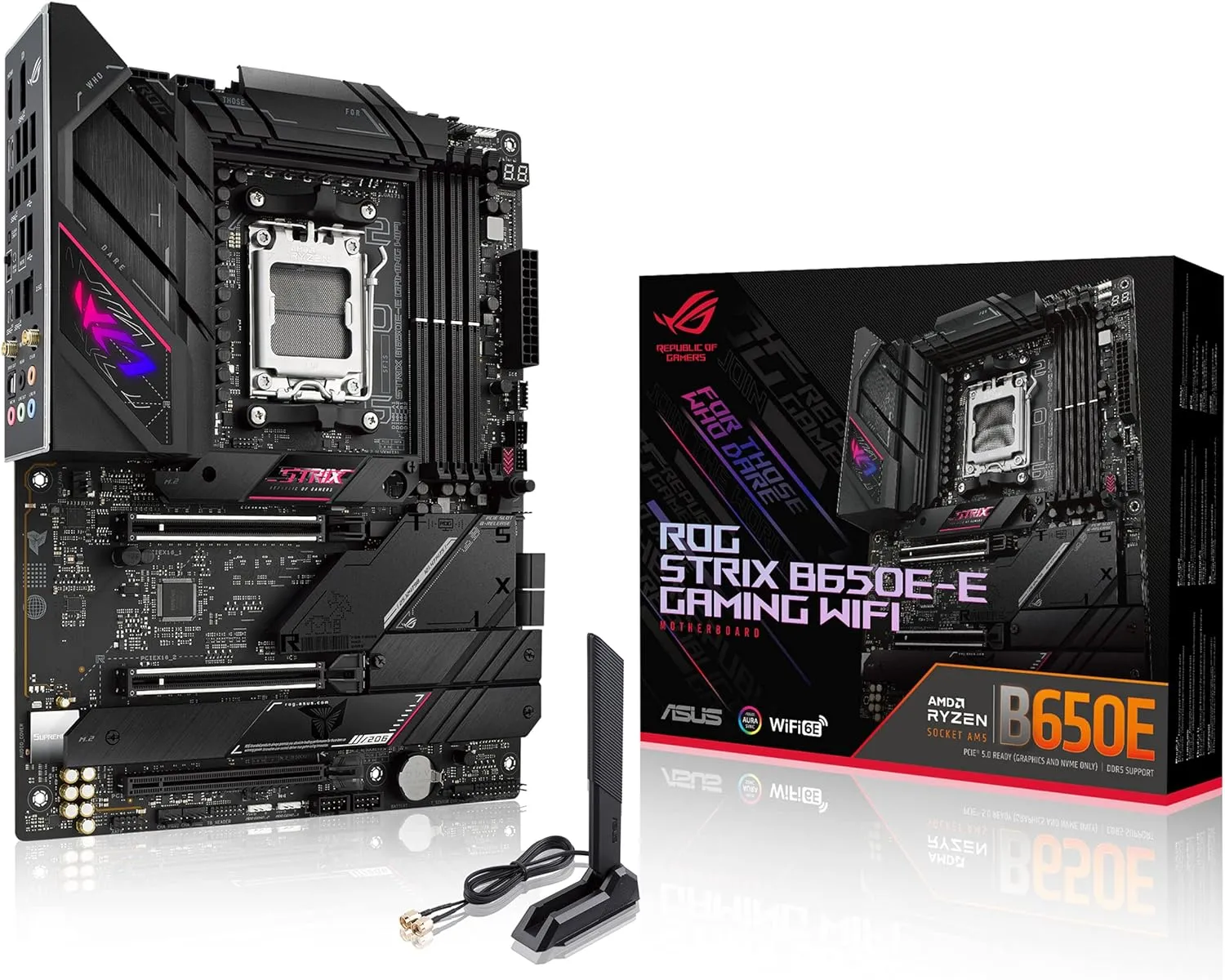 ASUS ROG STRIX B650E-E GAMING WIFI DDR5,Socket AM5 ATX Motherboard