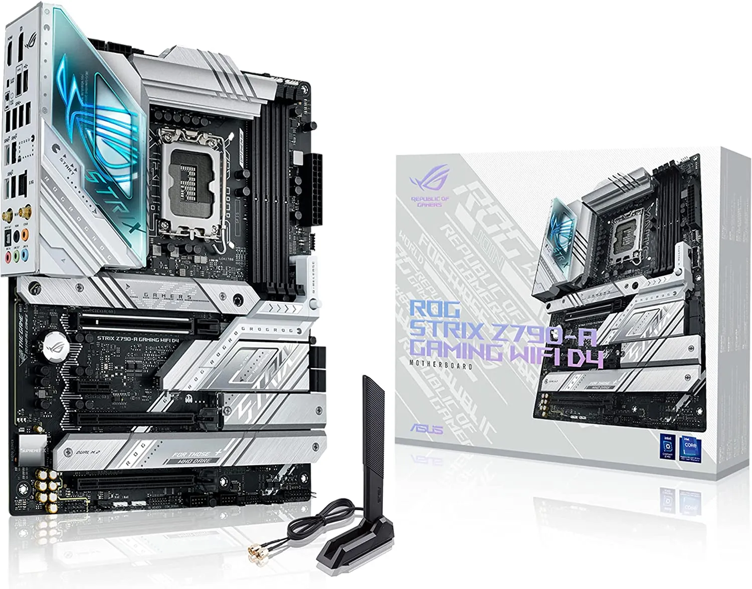 Asus ROG Strix Z790-A Gaming WIFI D4 Motherboard Intel LGA 1700 socket: Ready for 13th Gen Intel Core processors & 12th Gen Intel Core, Pentium Gold and Celeron Processors