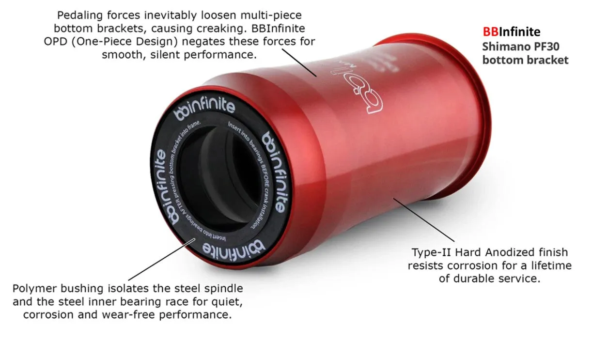 BBInfinite Bottom Bracket PF30 Ceramictech
