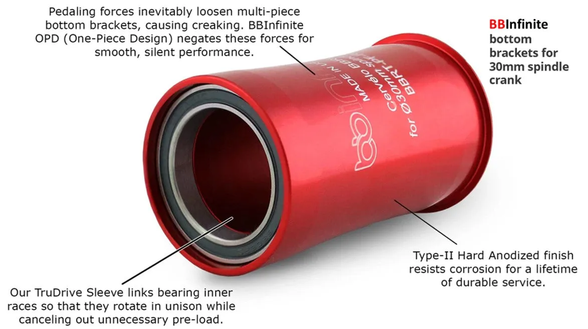 BBInfinite Bottom Bracket PF30 Ceramictech