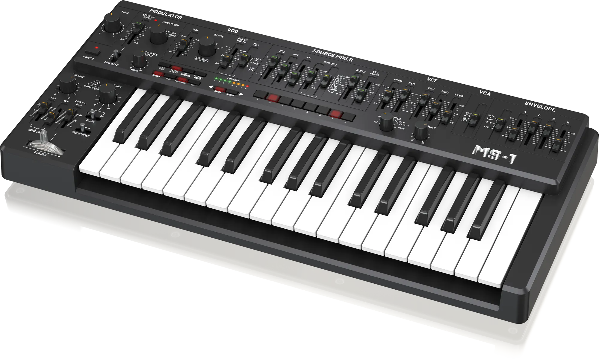 Behringer MS-101 (MS-1) Black Analog Synthesizer
