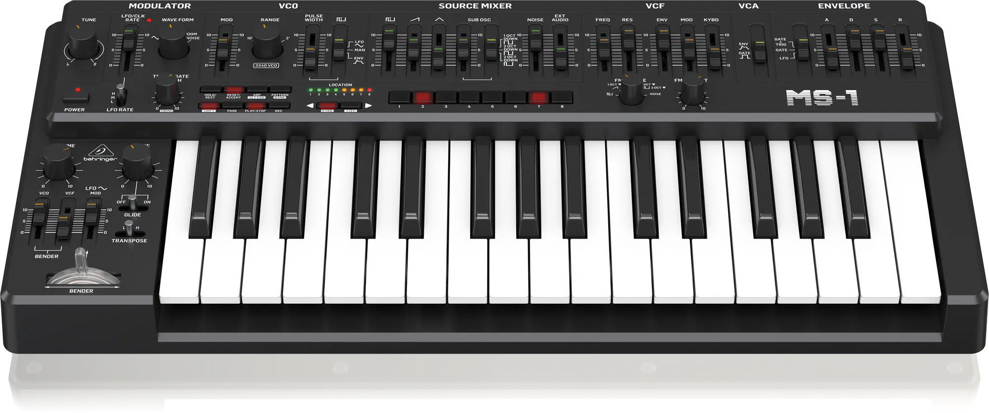 Behringer MS-101 (MS-1) Black Analog Synthesizer