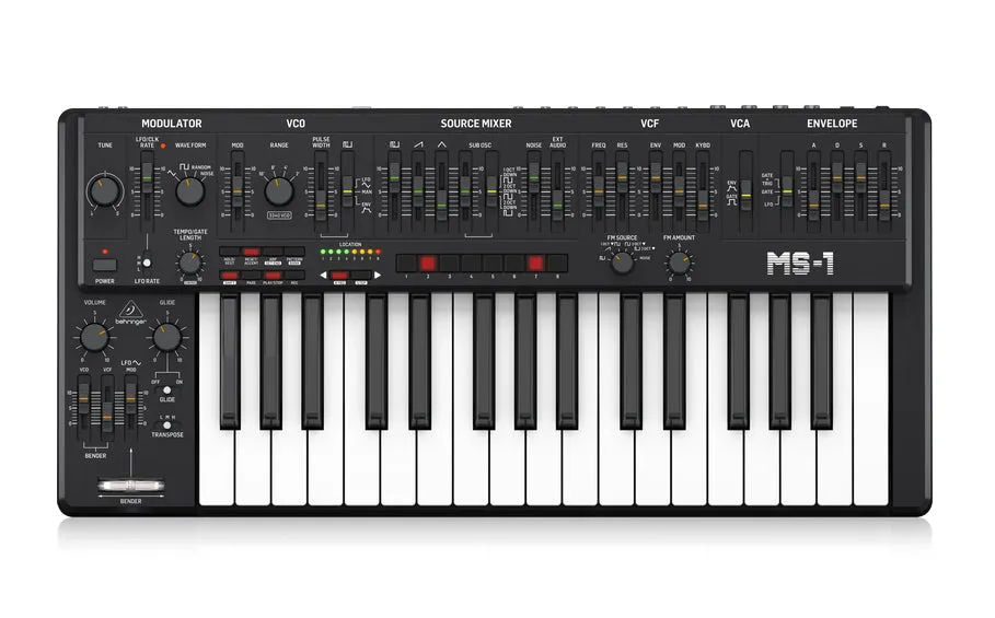 Behringer MS-101 (MS-1) Black Analog Synthesizer