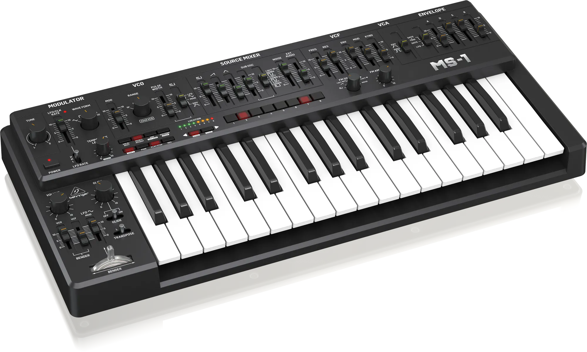 Behringer MS-101 (MS-1) Black Analog Synthesizer