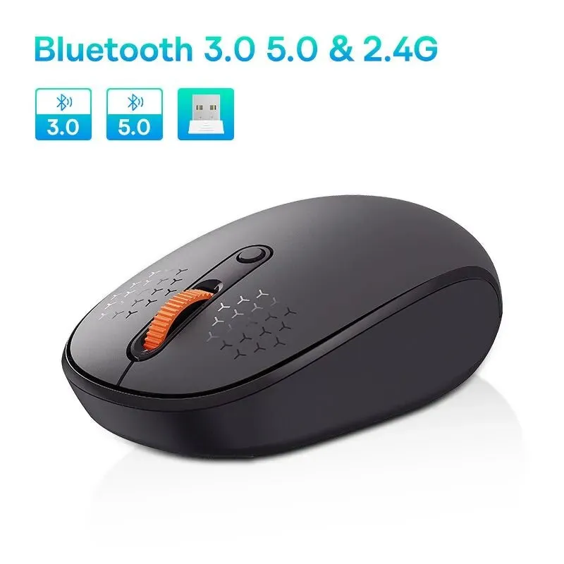 Best Buy Wireless Mouse | Baseus F01B-Mouse Bluetooth 5.0 Mouse 1600 DPI Silent