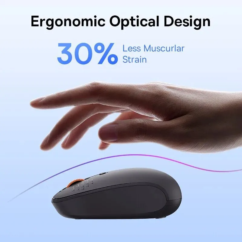 Best Buy Wireless Mouse | Baseus F01B-Mouse Bluetooth 5.0 Mouse 1600 DPI Silent