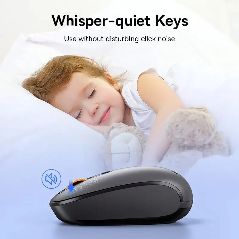 Best Buy Wireless Mouse | Baseus F01B-Mouse Bluetooth 5.0 Mouse 1600 DPI Silent