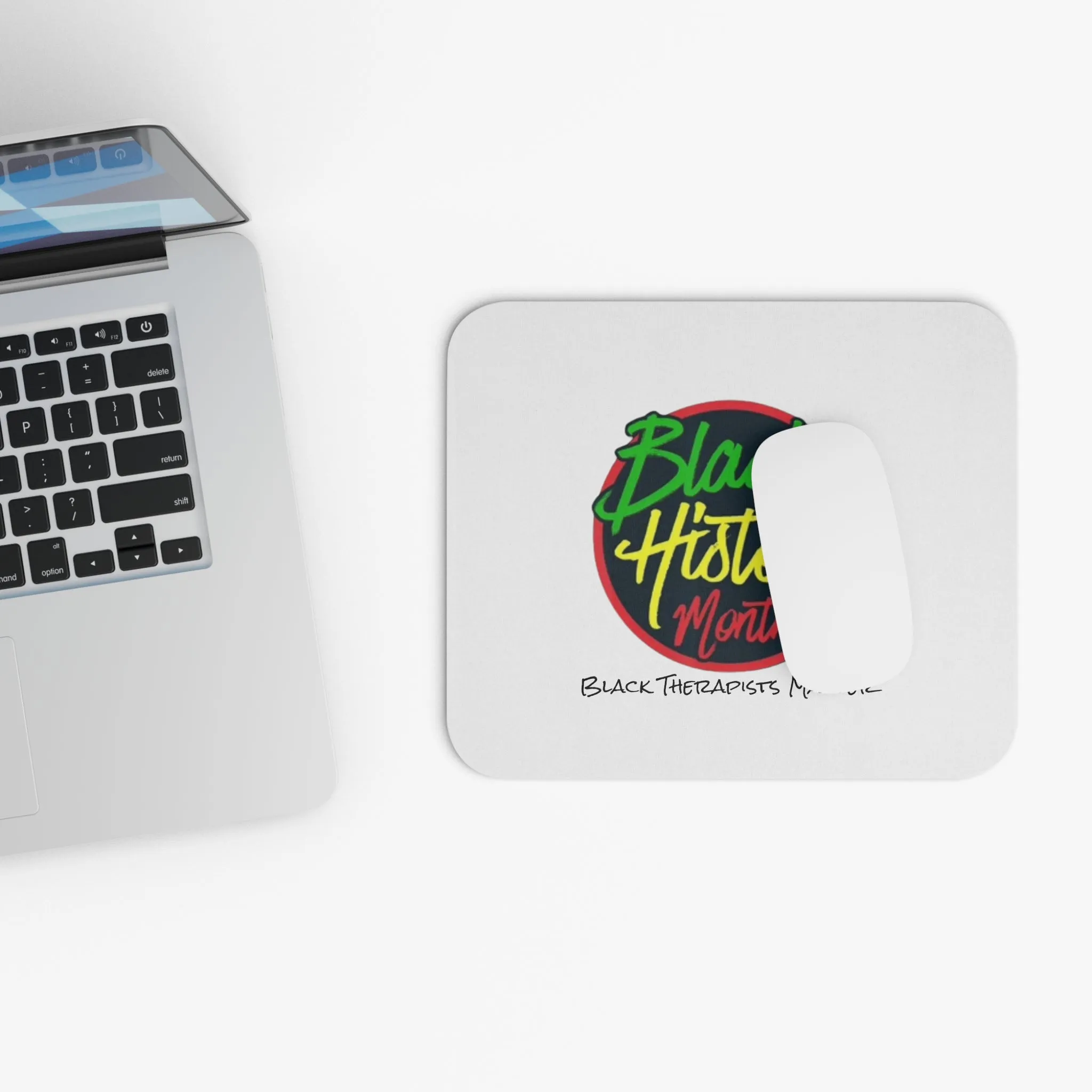 Black Therapists Matter Mouse Pad (Rectangle)
