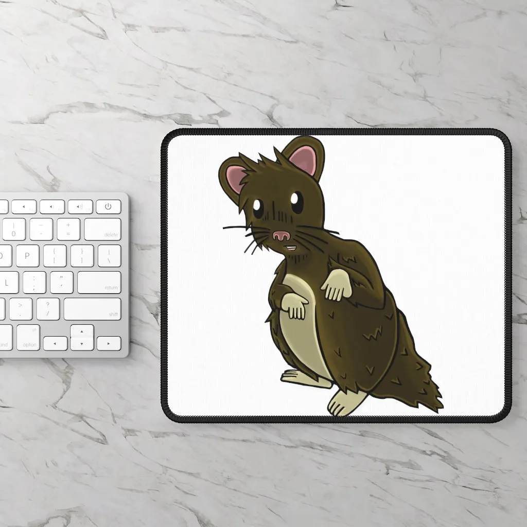 Brown Hamster Gaming Mouse Pad