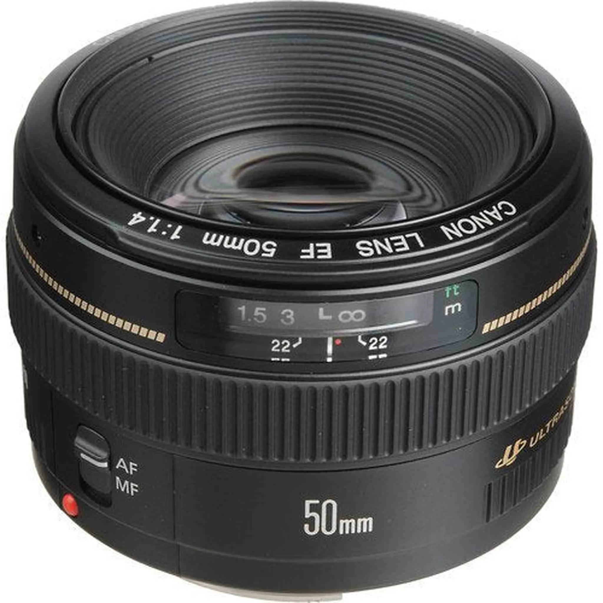 Canon EOS 6D Mark II DSLR Camera (Body Only) 3 Piece Filter w/Memory Bundle   Canon EF 50mm f/1.4 USM Lens - Internation
