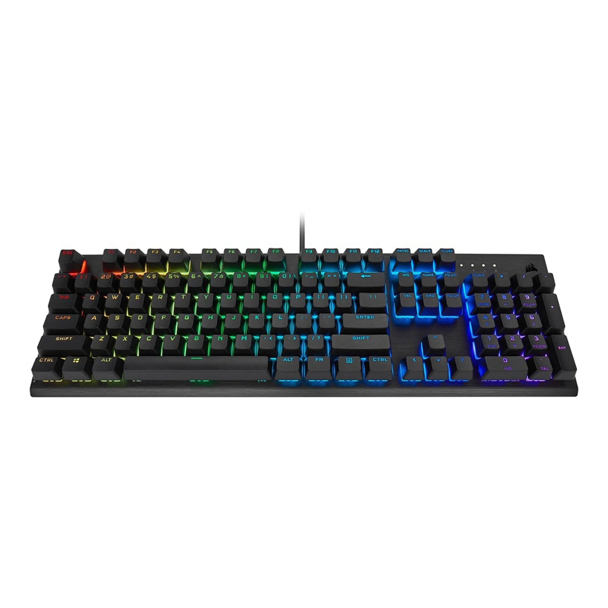 Corsair CH-910D119-NA K60 RGB Pro SE Mechanical Gaming Keyboard - Cherry Viola - Black