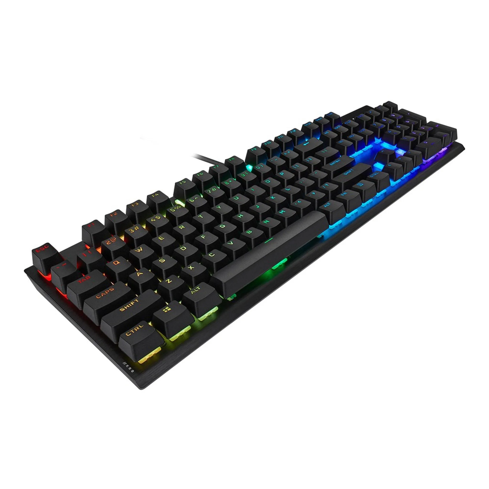 Corsair CH-910D119-NA K60 RGB Pro SE Mechanical Gaming Keyboard - Cherry Viola - Black