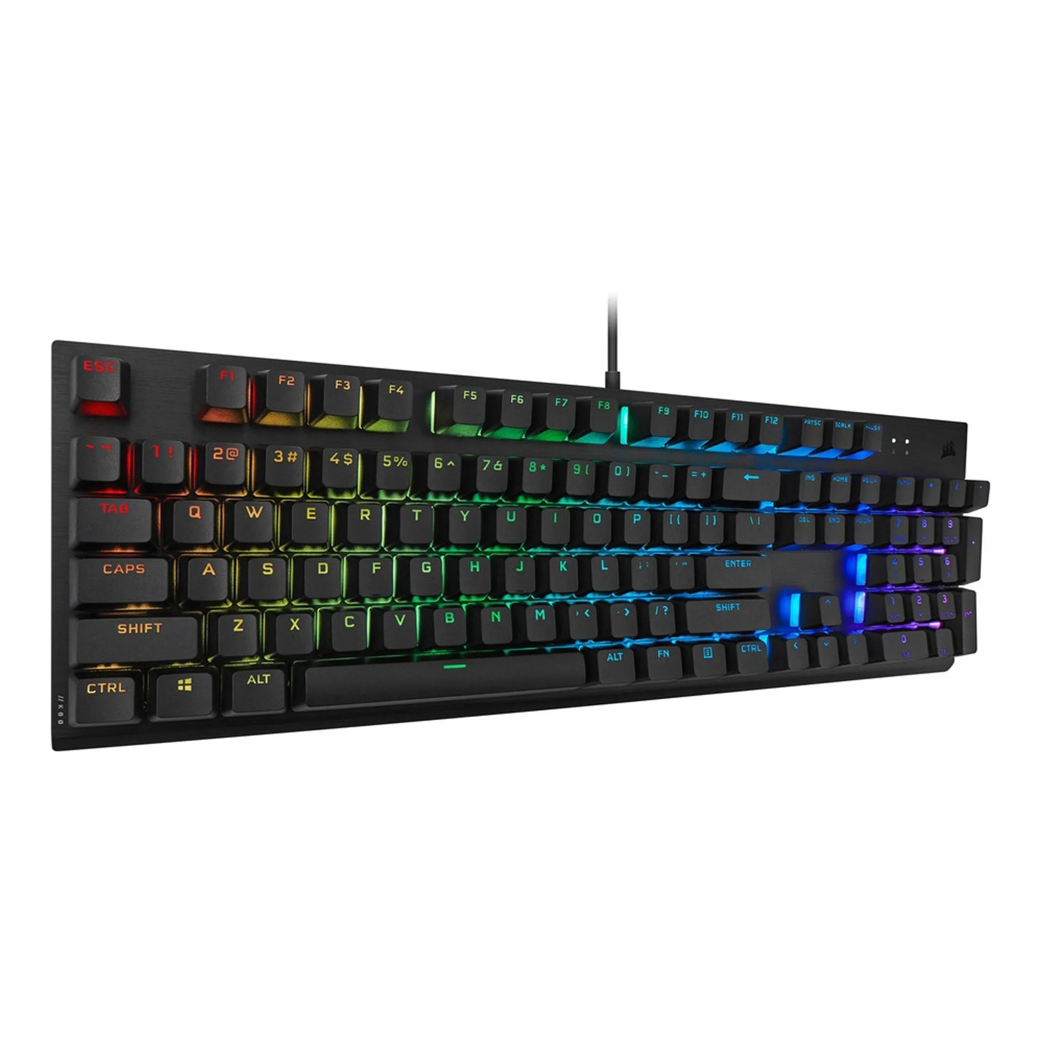 Corsair CH-910D119-NA K60 RGB Pro SE Mechanical Gaming Keyboard - Cherry Viola - Black