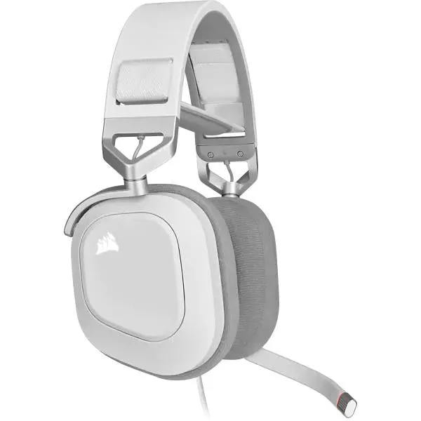 Corsair HS80 RGB USB 7.1 Surround Gaming Headset (White)