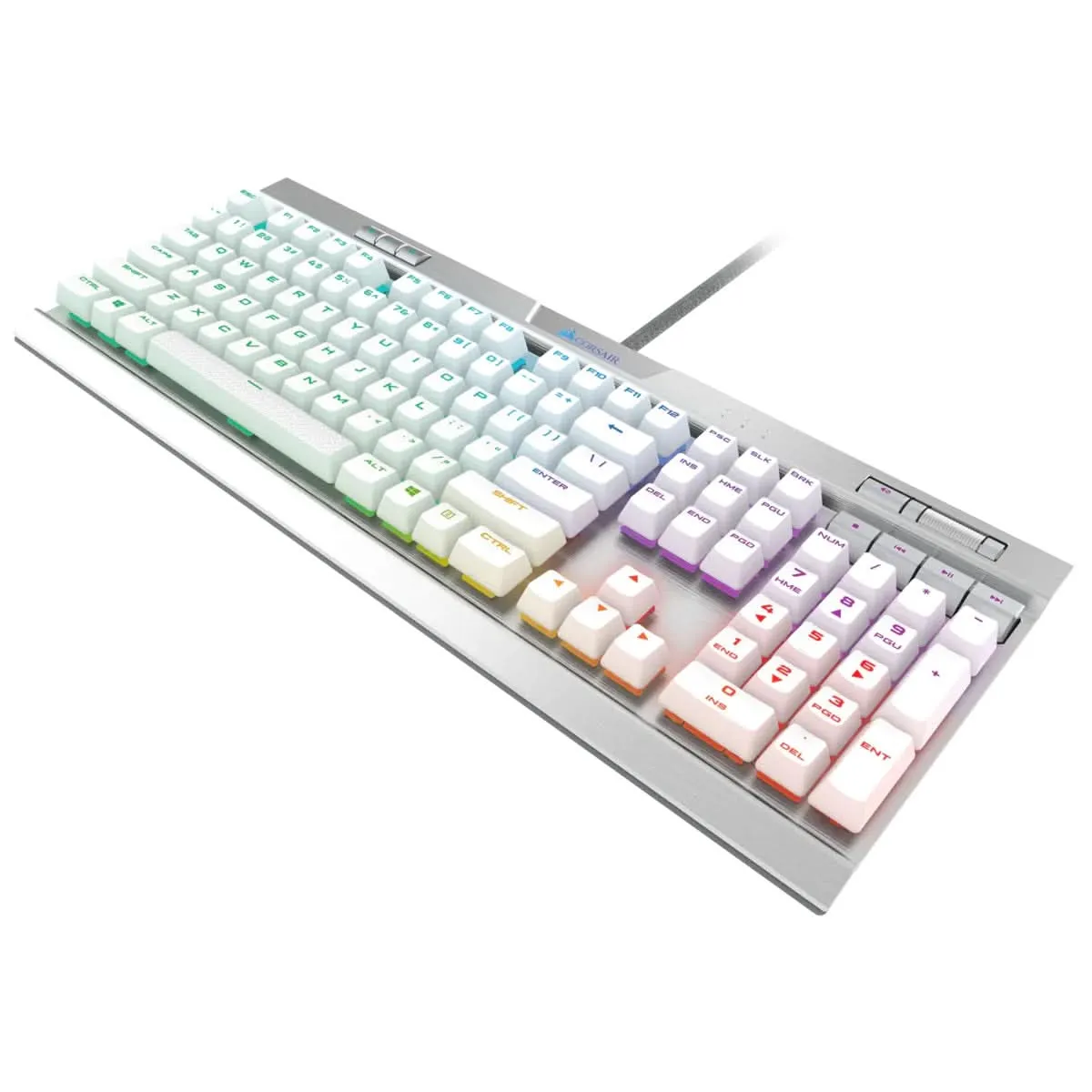 CORSAIR K70 MK.2 SE RGB CHERRY MX SPEED MECHANICAL GAMING KEYBOARD WHITE