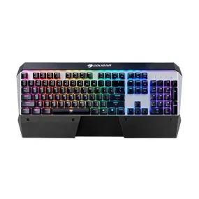 Cougar ATTACK X3 Cherry MX RGB, Silver Aluminium Mechanical Gaming Keyboard-VKLM