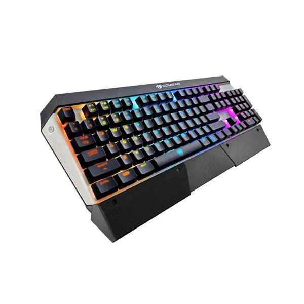 Cougar ATTACK X3 Cherry MX RGB, Silver Aluminium Mechanical Gaming Keyboard-VKLM