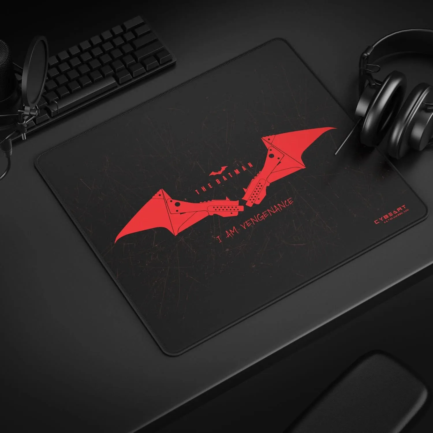 CYBEART THE BATMAN GAMING MOUSE PAD RAPID SERIES 450 MM (L)