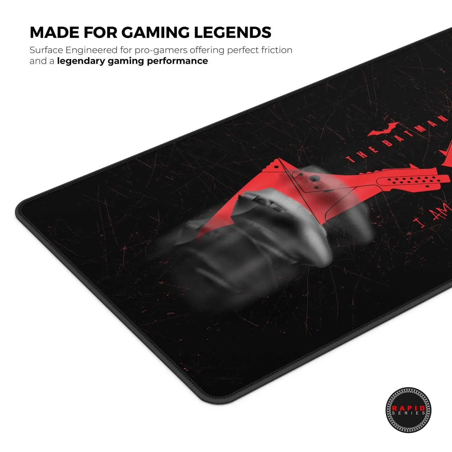 CYBEART THE BATMAN GAMING MOUSE PAD RAPID SERIES 450 MM (L)