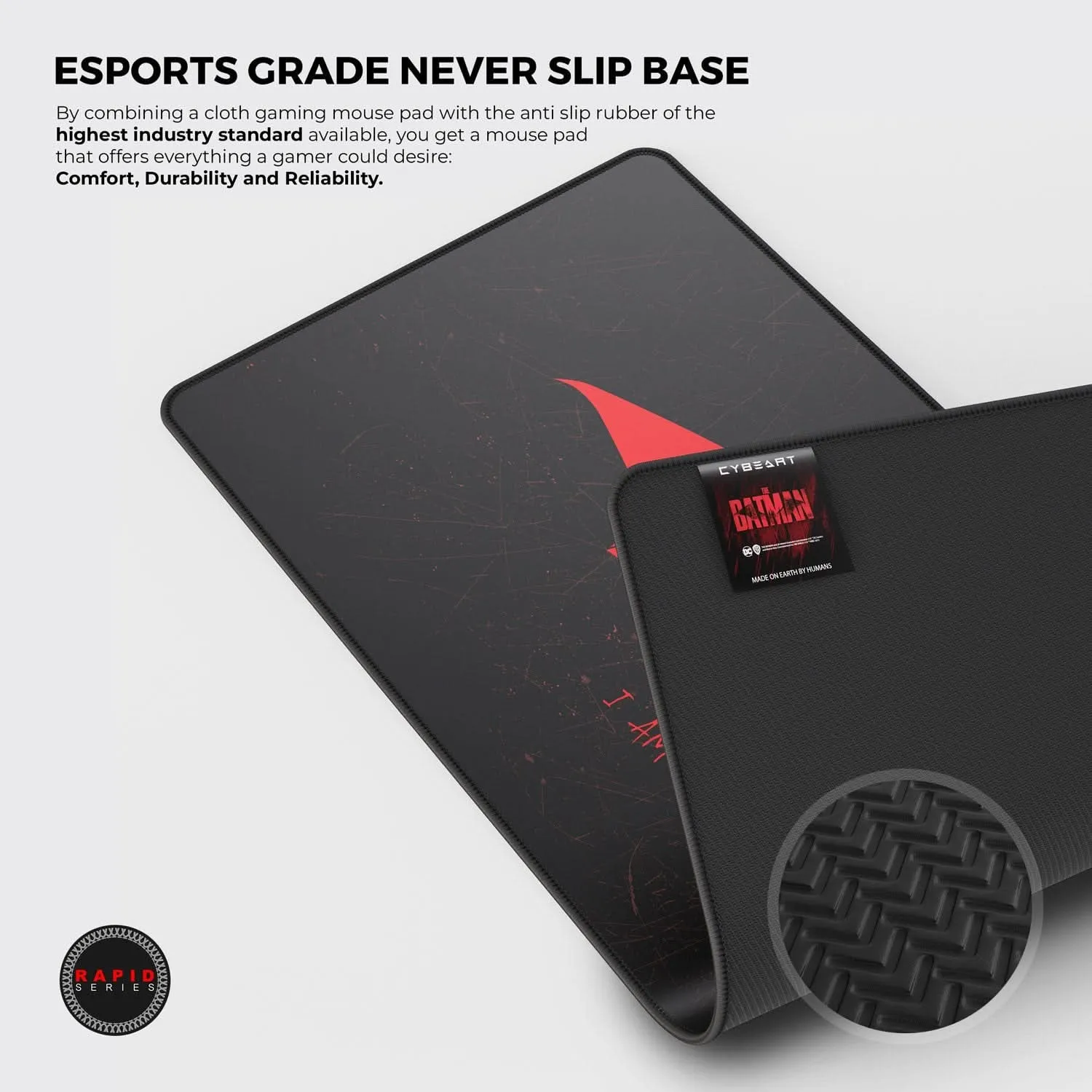 CYBEART THE BATMAN GAMING MOUSE PAD RAPID SERIES 450 MM (L)