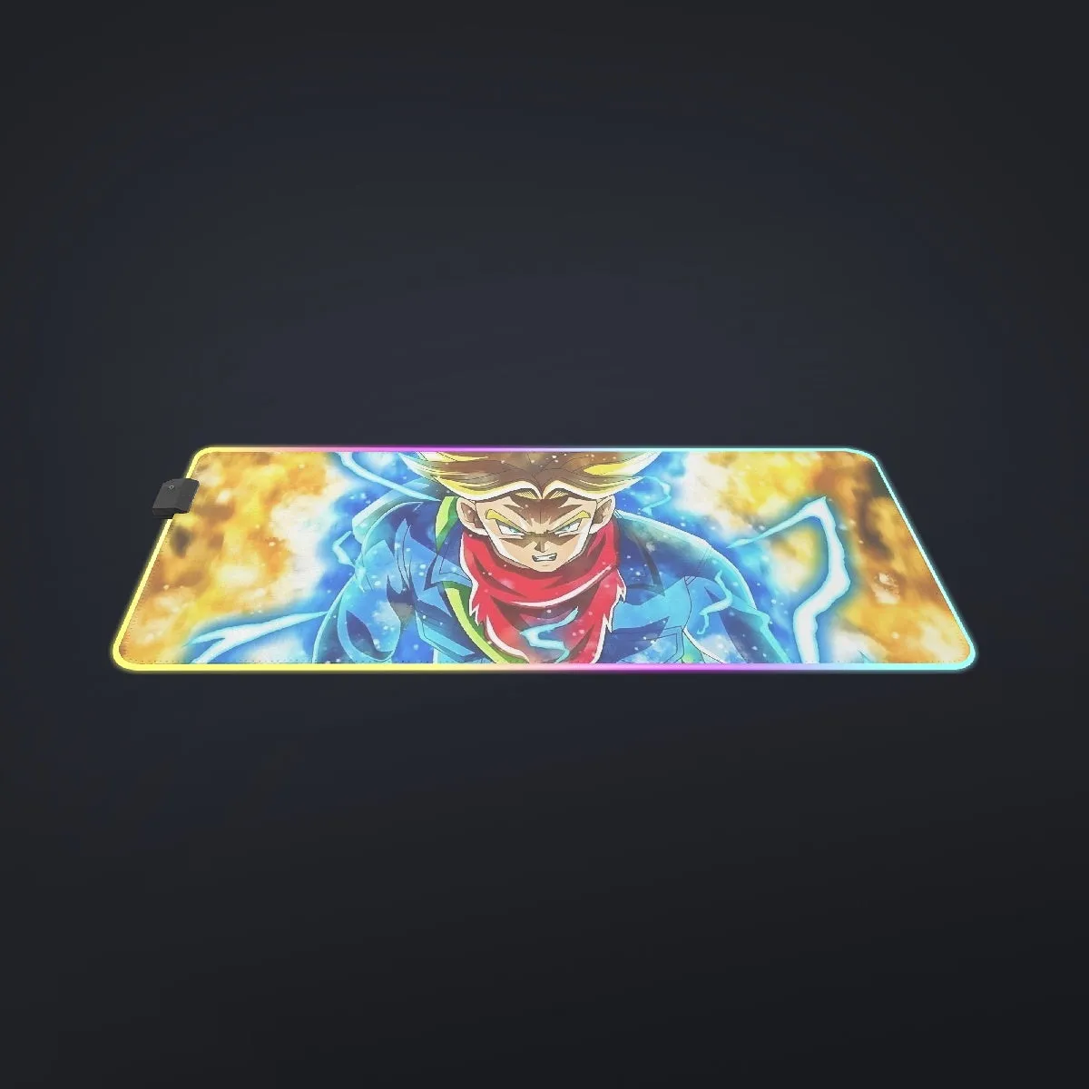 DBZ Rage Super Saiyan Trunks Portrait Unique Style cool LED  Mouse Pad