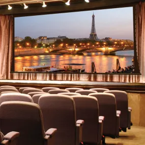 Draper Paragon V [NTSC 4:3] Electric Retractable Projection Screen 27' 6" (194" x 260") 114610CB