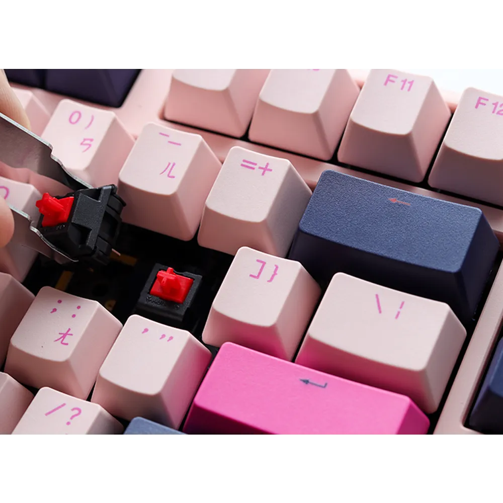 Ducky Mechanical Wired Gaming Keyboard One 3 Fuji Pink/Purple
