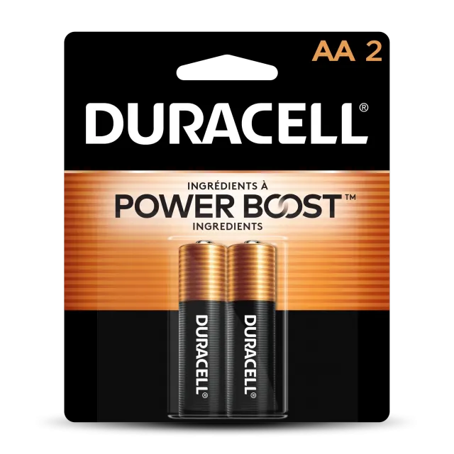 Durable Duracell Coppertop AA Long-Lasting Alkaline Batteries