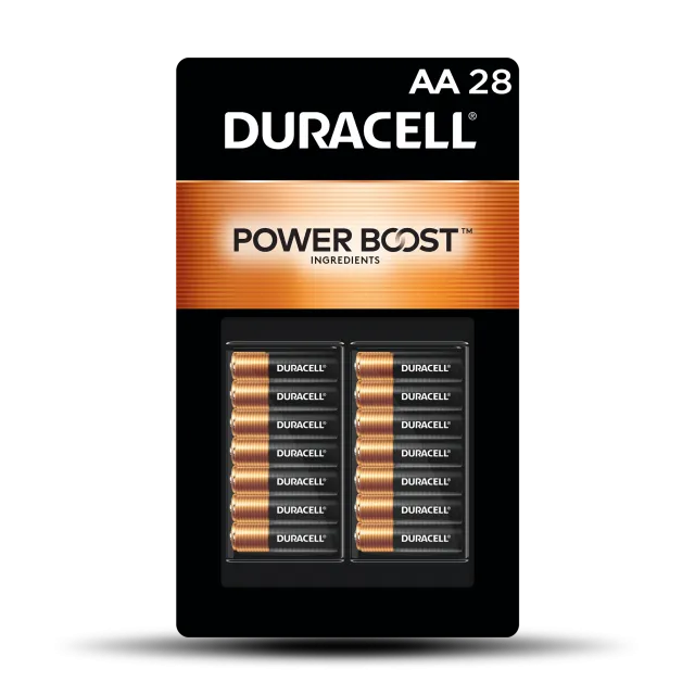 Durable Duracell Coppertop AA Long-Lasting Alkaline Batteries