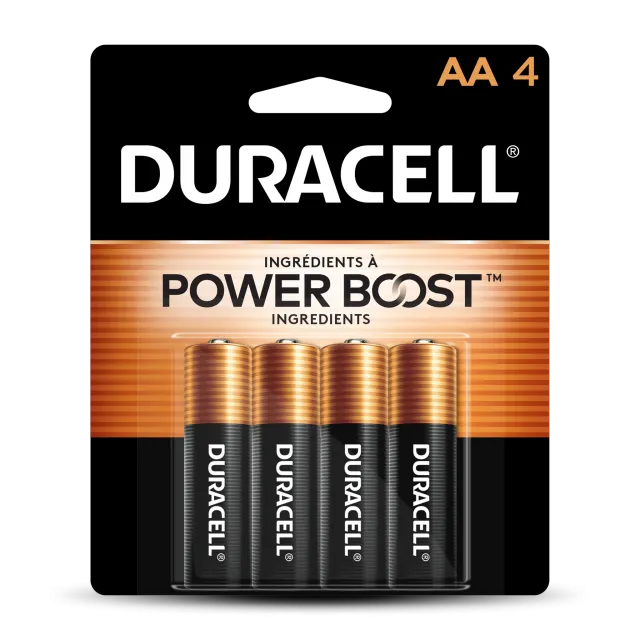 Durable Duracell Coppertop AA Long-Lasting Alkaline Batteries
