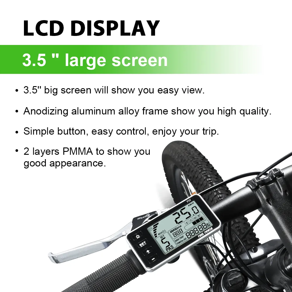 E-Bike Conversion Kit 36V 250W 26"/27.5"/28" (700C) Rear Motor Kit for Cassette with 36V 13Ah Battery and Charger