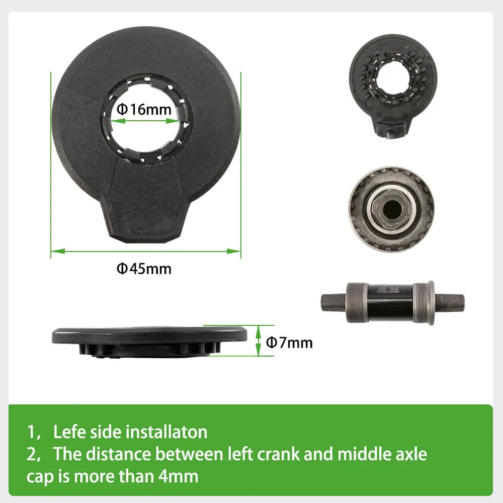 E-Bike Conversion Kit 36V 250W 26"/28" (700C) Rear Motor Kit for Freewheel with 36V 13Ah Battery and Charger