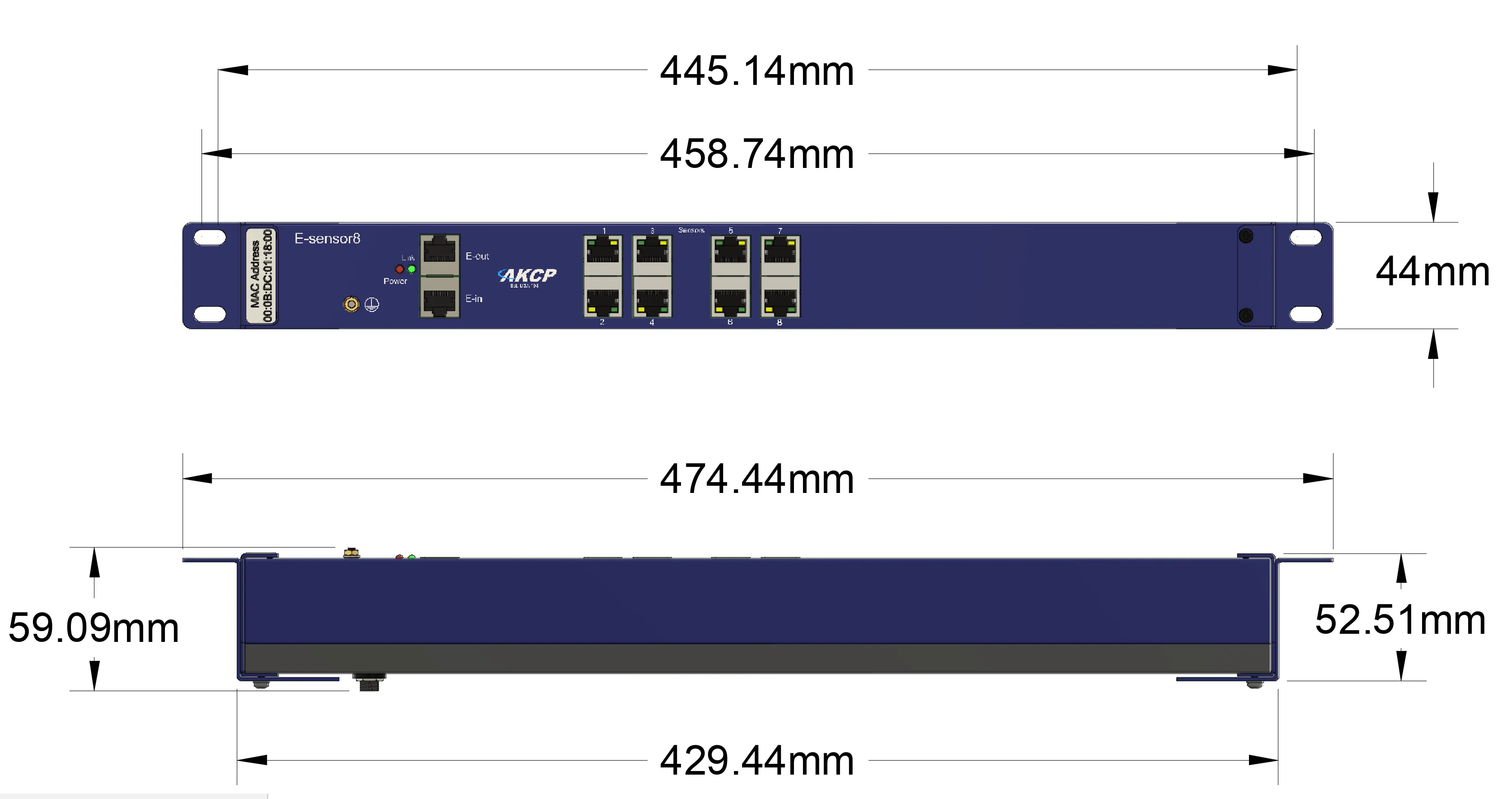Advanced 8-Port Sensor Expansion Unit - E-sensor8 for Enhanced Connectivity