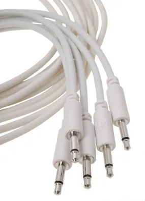 Erica Synths 90cm White Patch Cables x 5